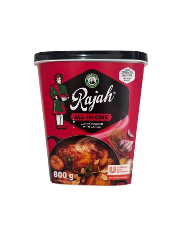 CURRY POWDER WITH GARLIC 800G RAJAH