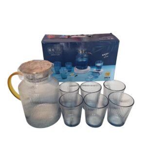 5210-7 SPARKLING GLASS WARE SET 7PCS