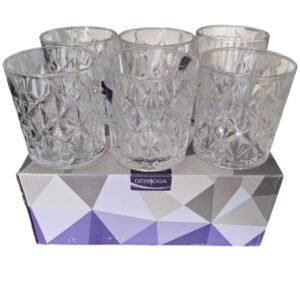 DSKB032-2 DELISOGA GLASS CUP 340ML 6P